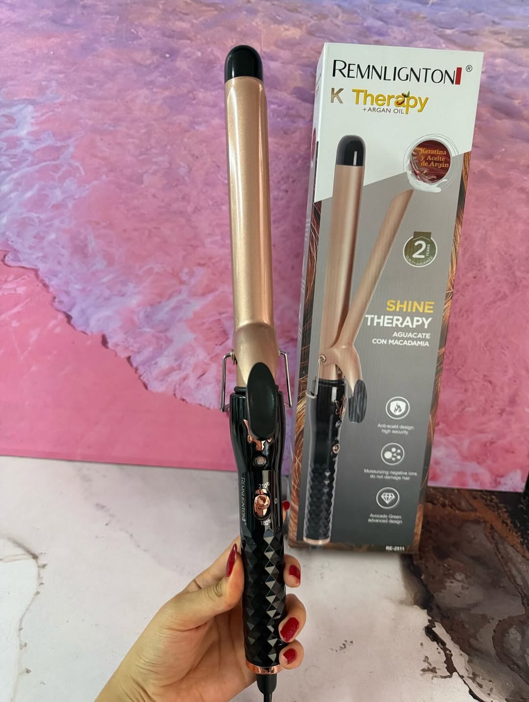 Pinza Rizadora Remington Keratina