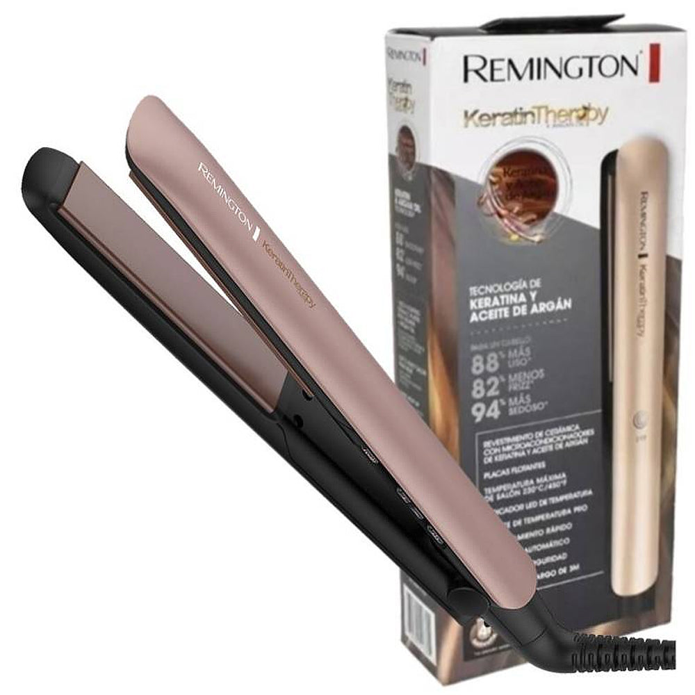 Plancha Alisadora Remington Keratina y Aceite de Argán ORIGINAL