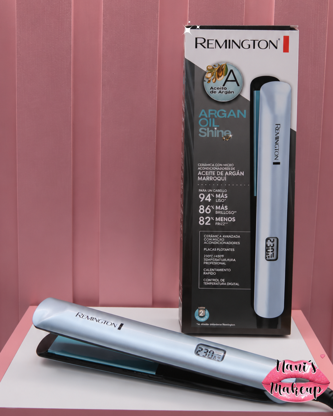 Plancha Remington Argan Oil Shine Profesional Original