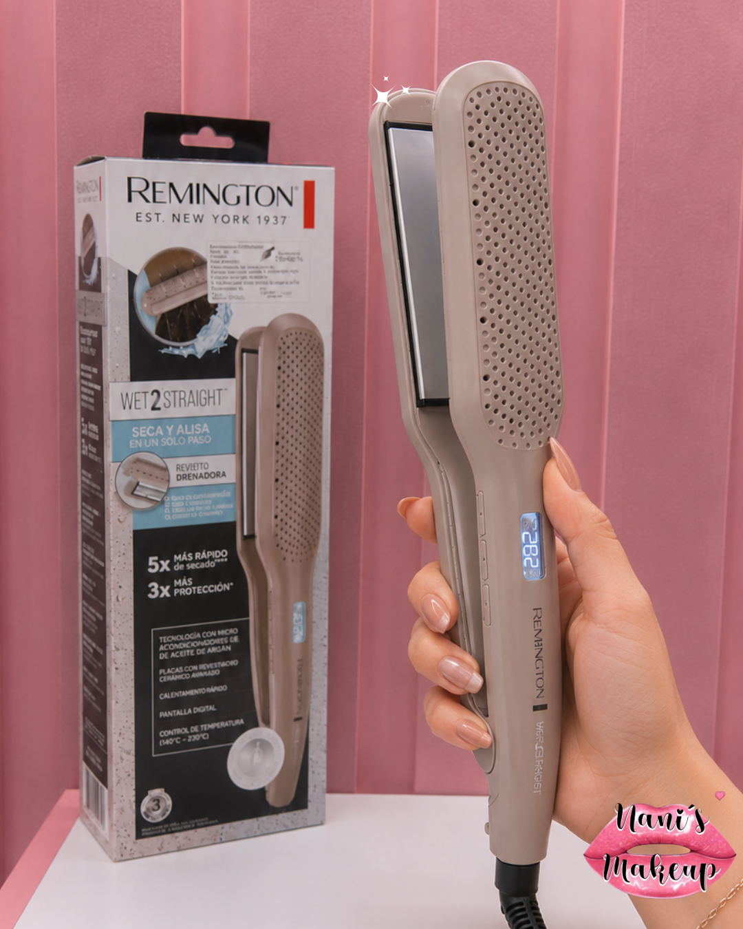 Plancha para Cabello Remington Seca y Alisa Wet2Straight Original