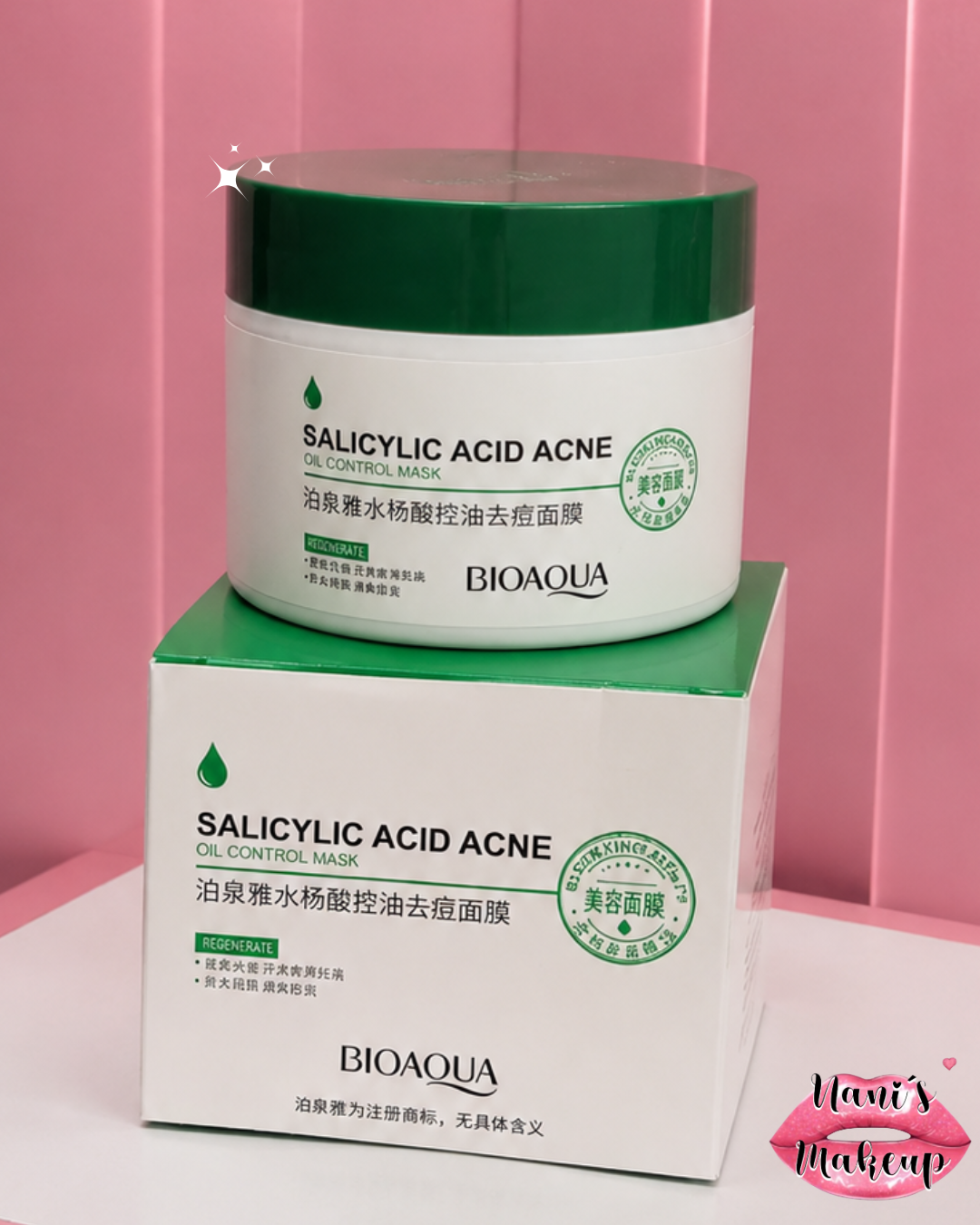 Mascarilla con Acido Salicilico Antiacne Bioaqua