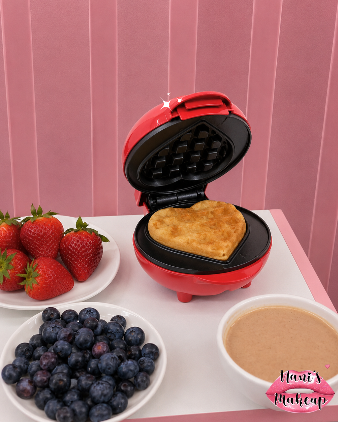 Mini waflera corazón MakerWaffle®