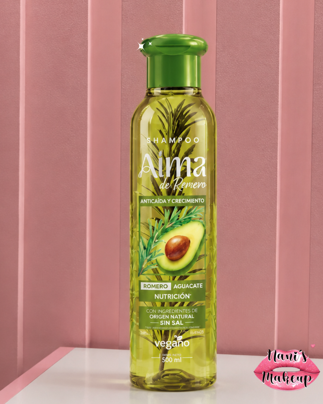 Shampoo Alma de Romero | Cebolla, Aceite de Argán, Sábila y Aguacate