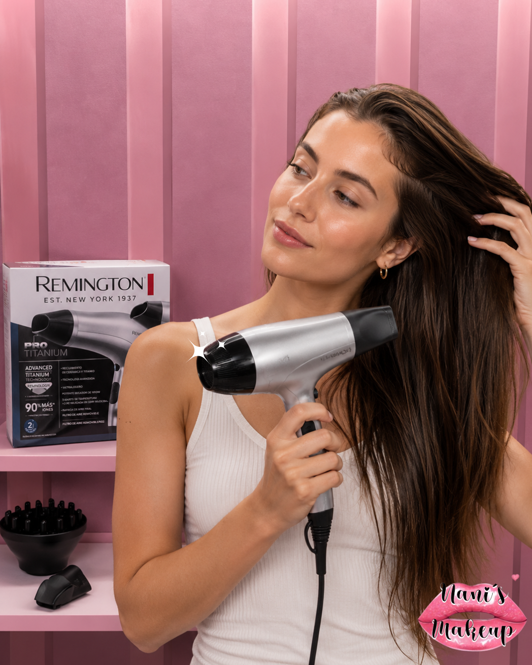 Secador pro Titanium Remington ORIGINAL