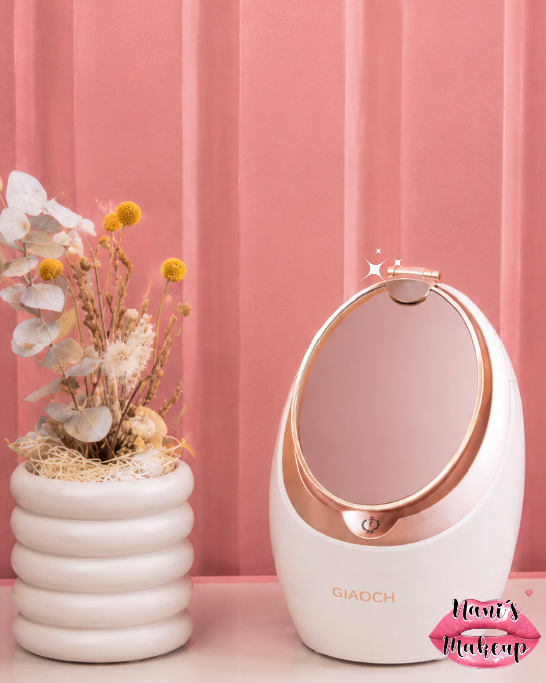 Vaporizador facial con Espejo