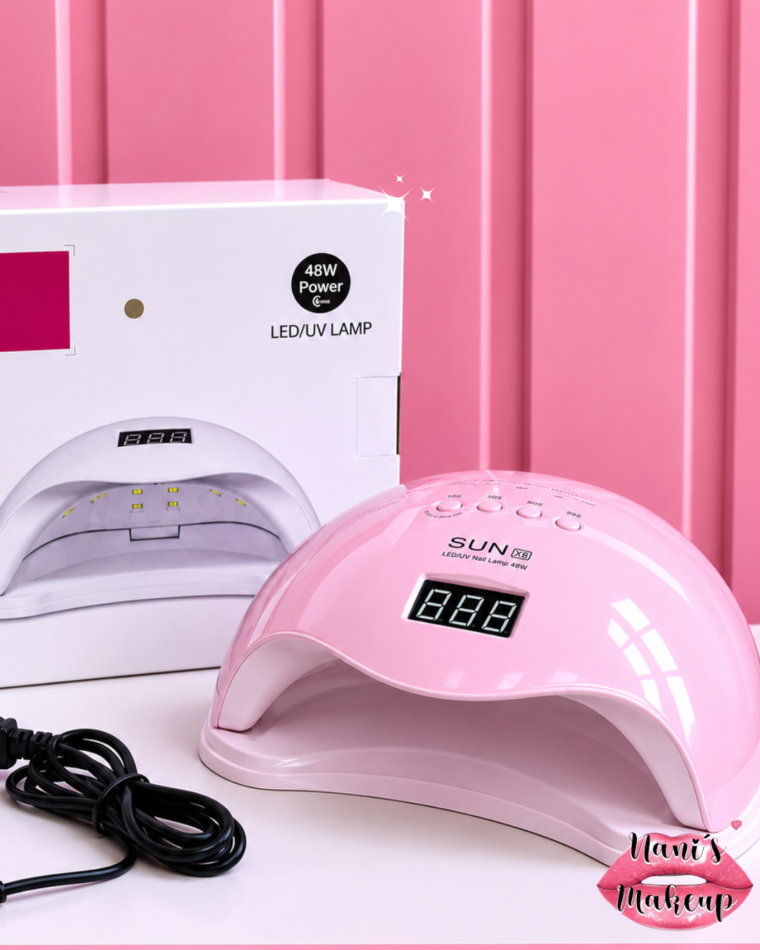 Lampara Led-Uv De Uñas Gel Profesional Secado Rapido 48 W