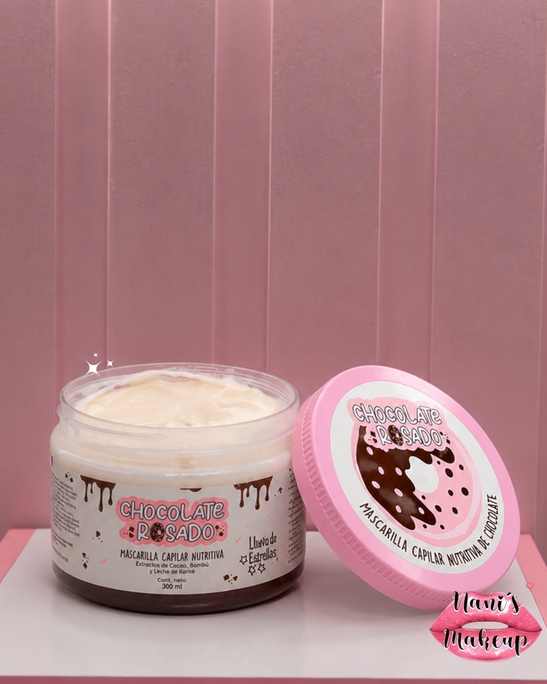 Mascarilla Capilar Chocolate Rosado – Lluvia de Estrellas