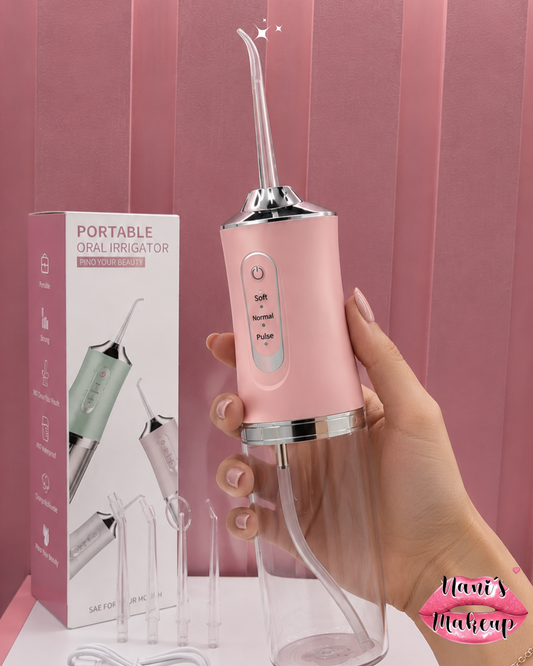 Irrigador Oral Portátil Recargable – Limpieza Profunda y Encías Saludables