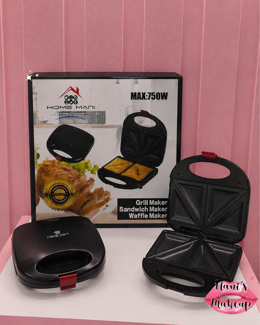 Sanduchera Electrica Home Mani 750W Doble Puesto
