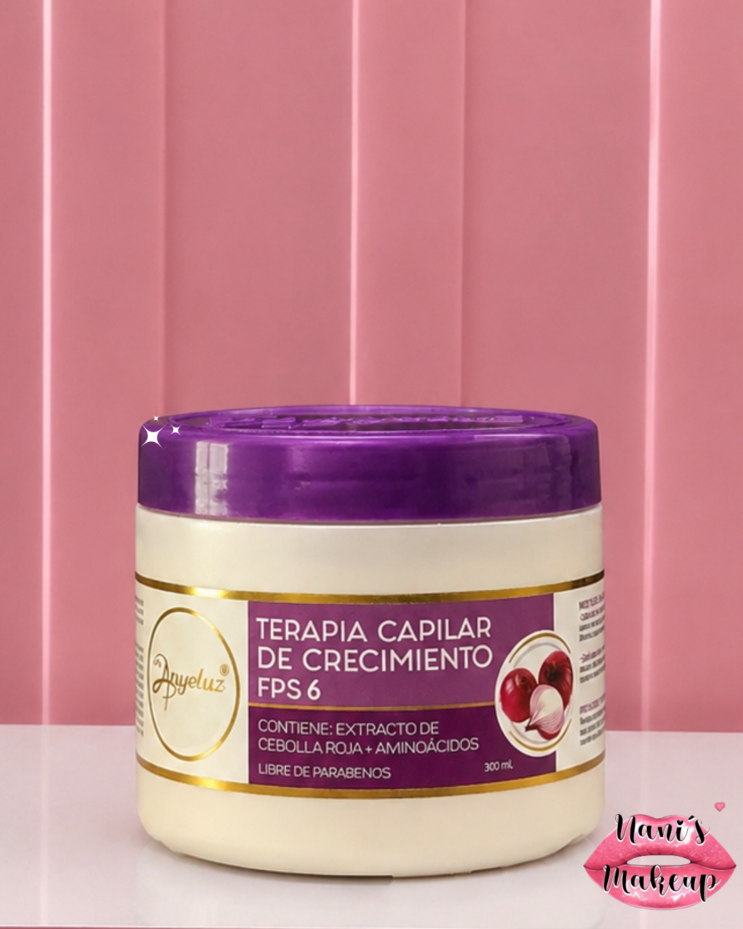 Terapia Capilar de Crecimiento de Cebolla Roja + Aminoácidos Anyeluz