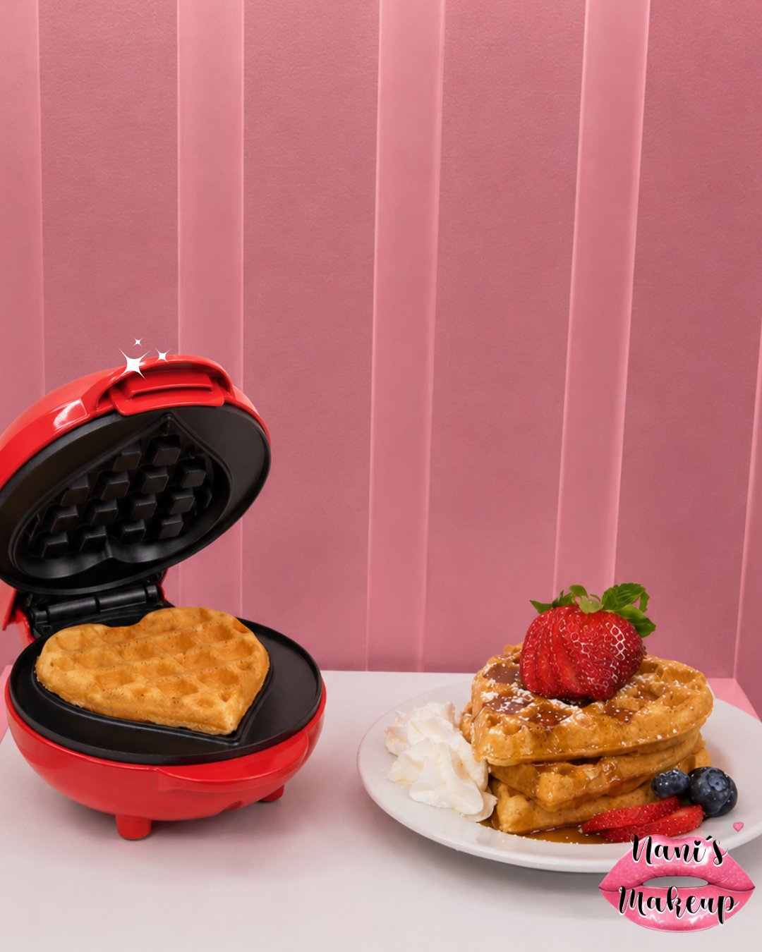 Mini waflera corazón MakerWaffle®