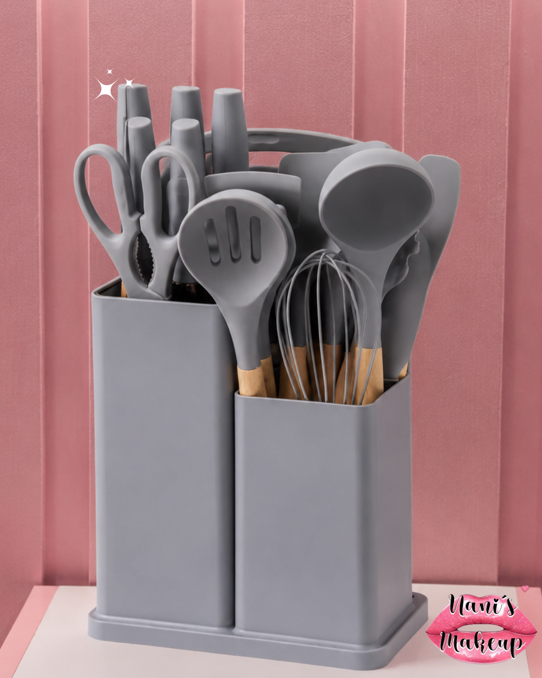 Set de 19 Utencilios de Cocina