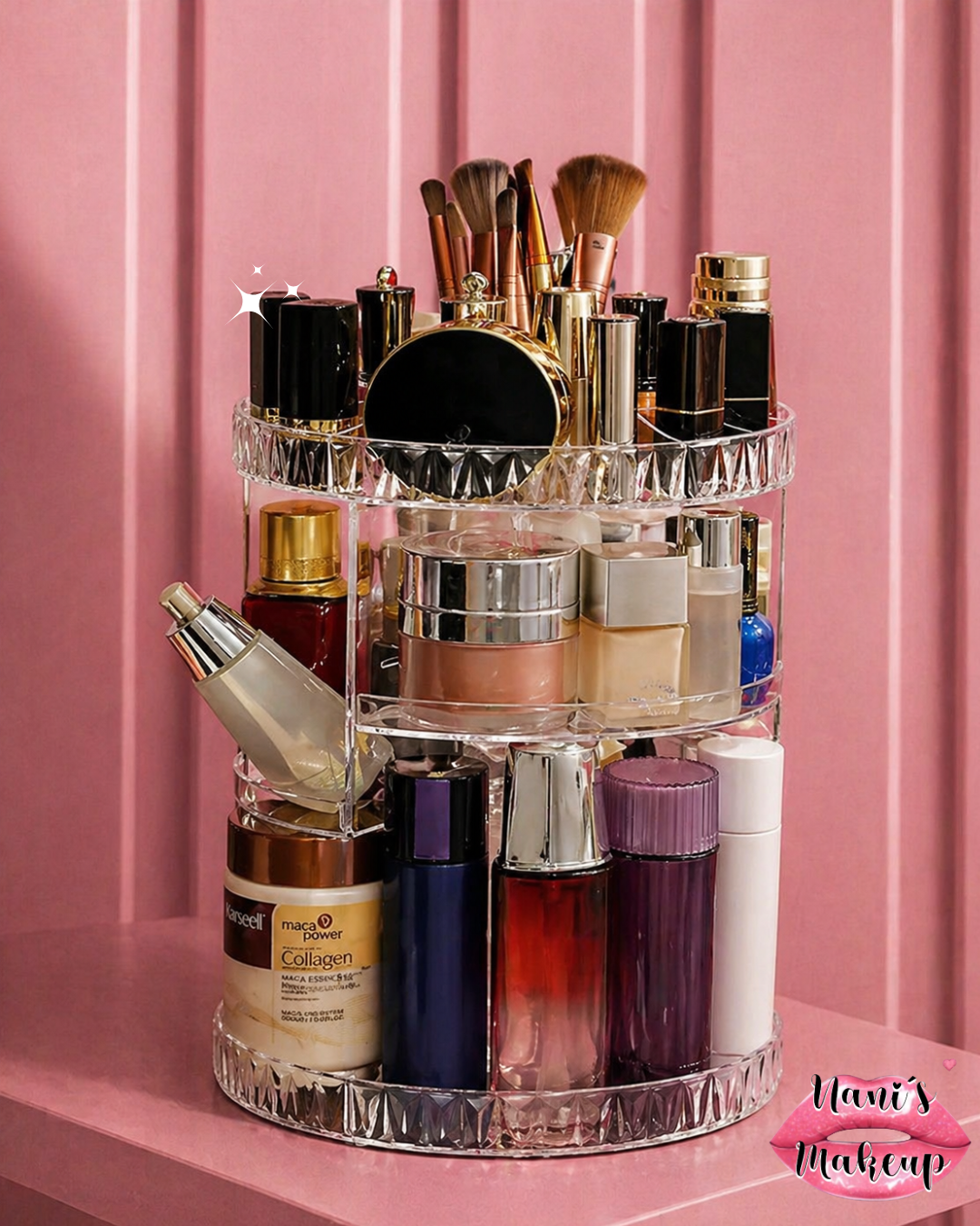 Organizador De Maquillaje Y Cosméticos 360°