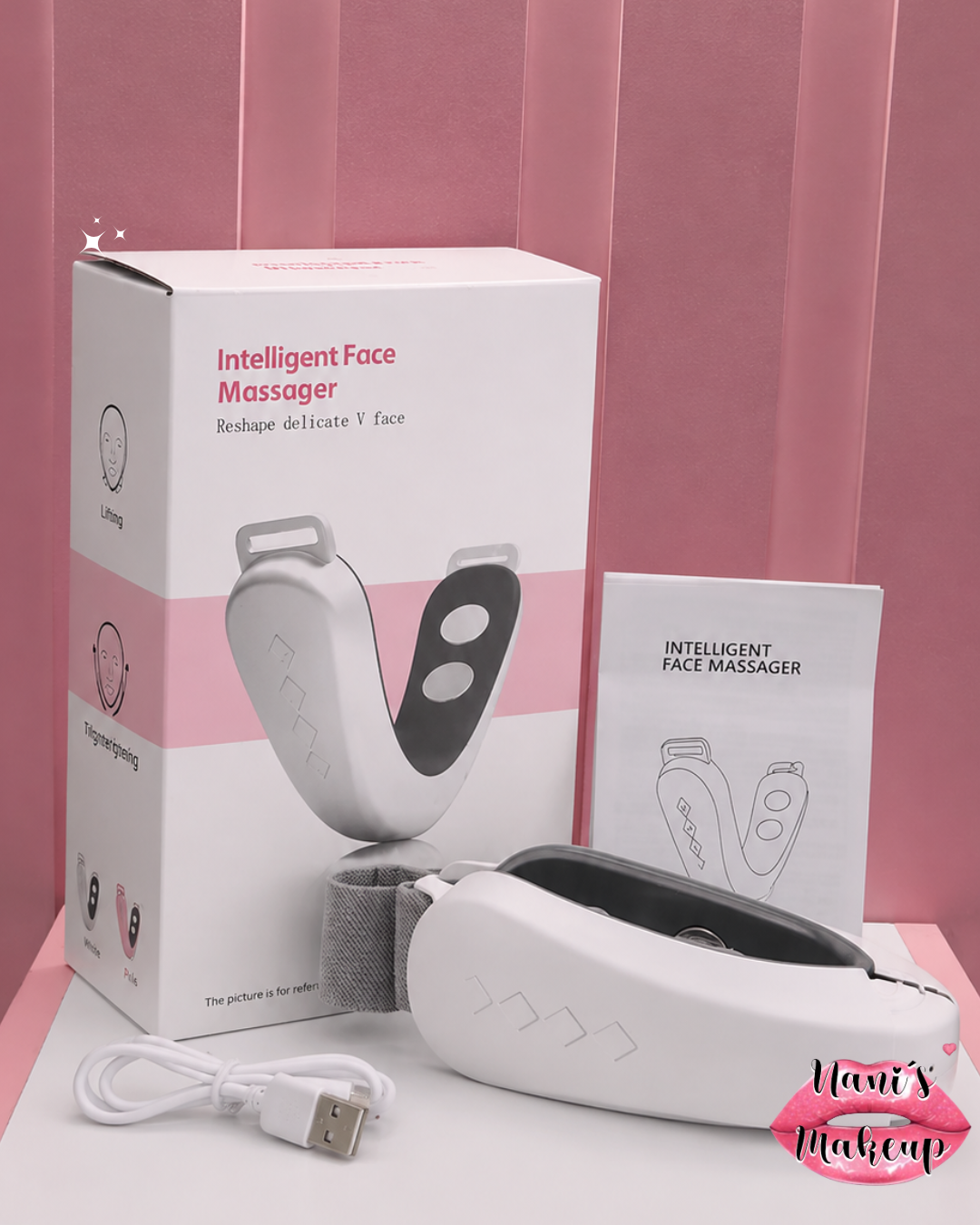 Masajeador Facial V Micro-Current Eliminador de papada