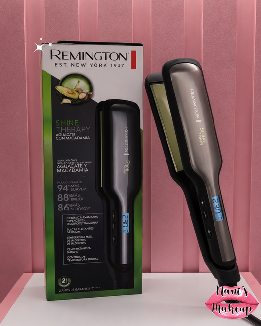 Plancha Remington Aguacate Placas Anchas S9520 ORIGINAL