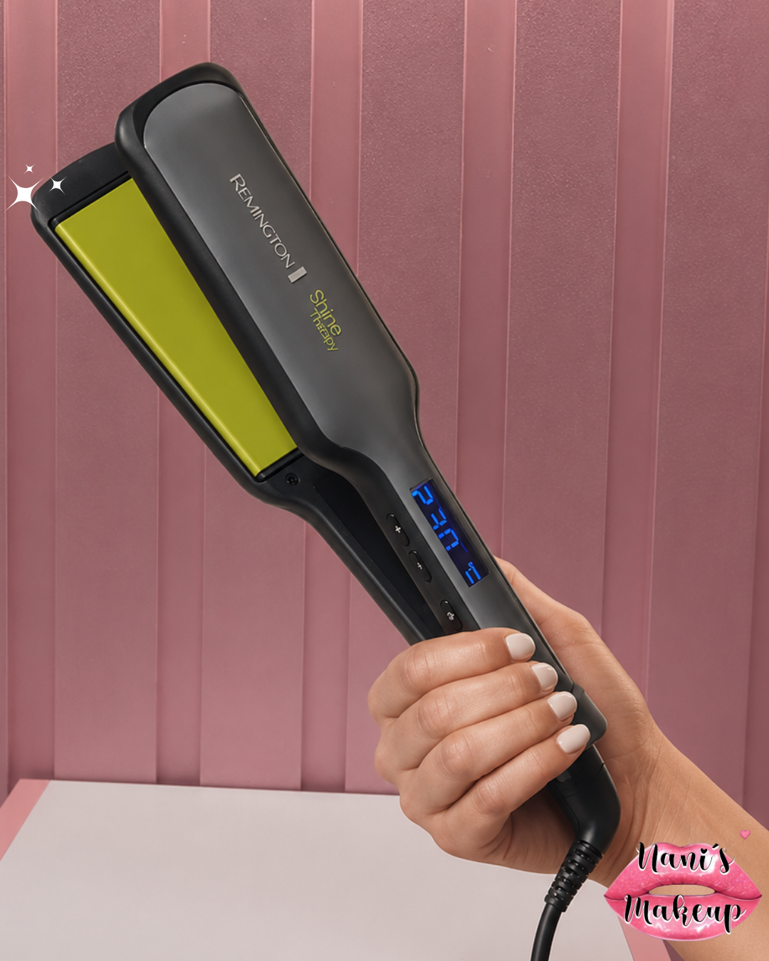 Plancha Remington Aguacate Placas Anchas S9520 ORIGINAL