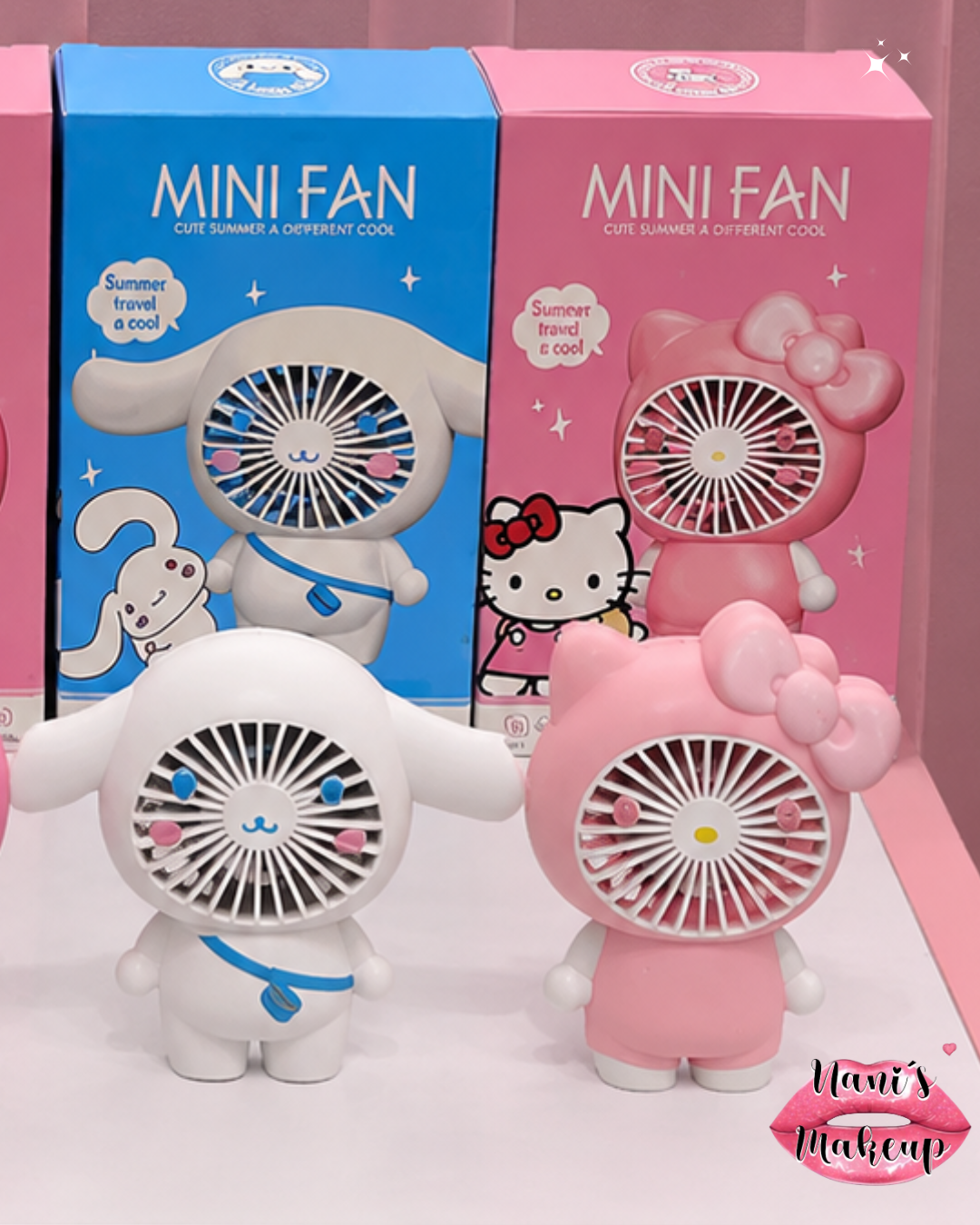 Mini Ventilador Mini Fan con Diseños