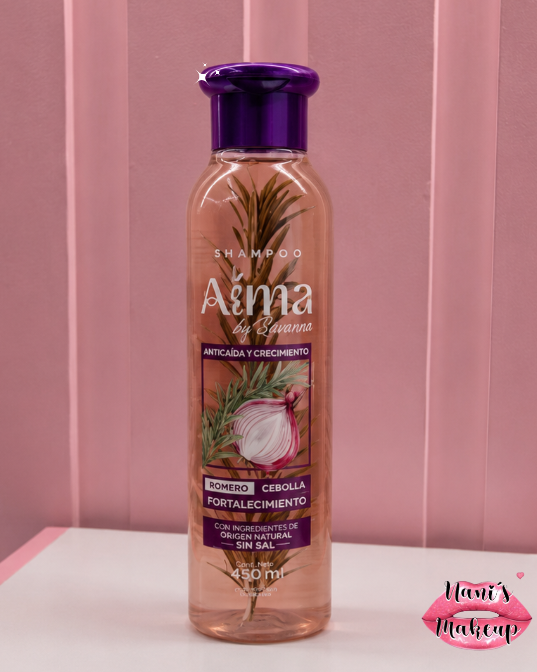 Shampoo Alma de Romero | Cebolla, Aceite de Argán, Sábila y Aguacate