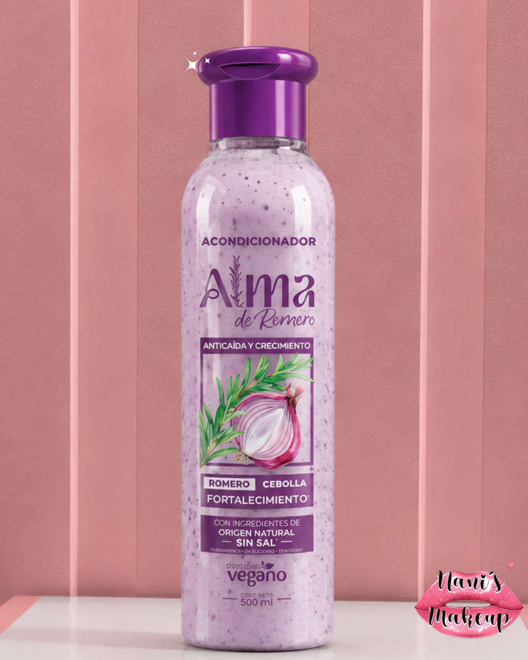 Acondicionador Alma de Romero | Cebolla, Aceite de Argán, Sábila y Aguacate