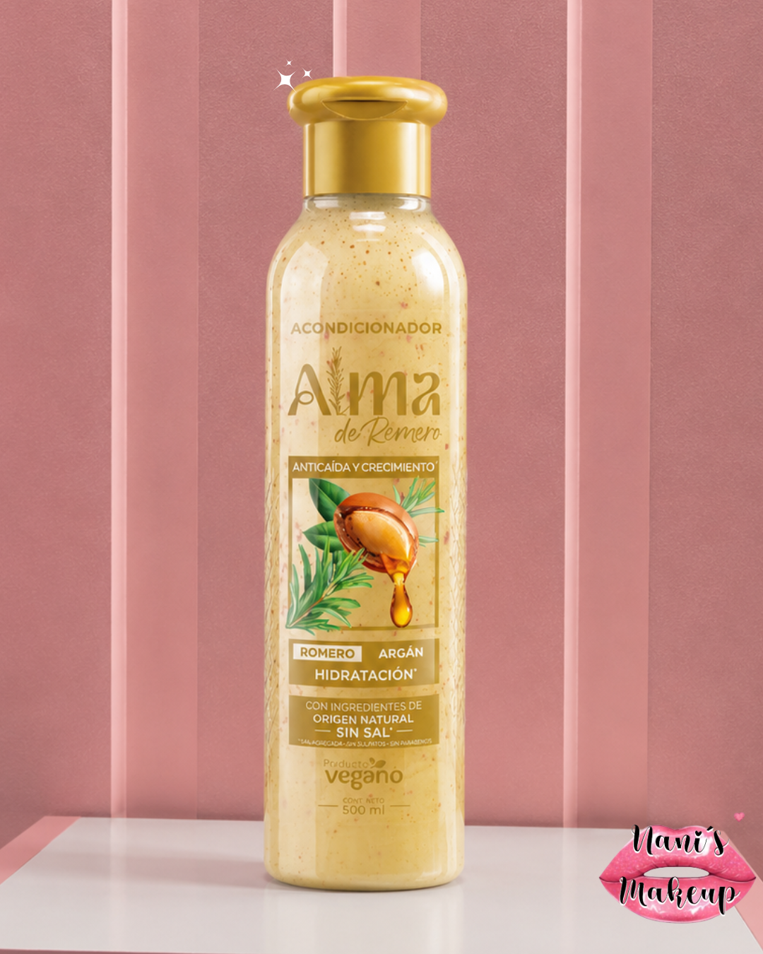 Acondicionador Alma de Romero | Cebolla, Aceite de Argán, Sábila y Aguacate