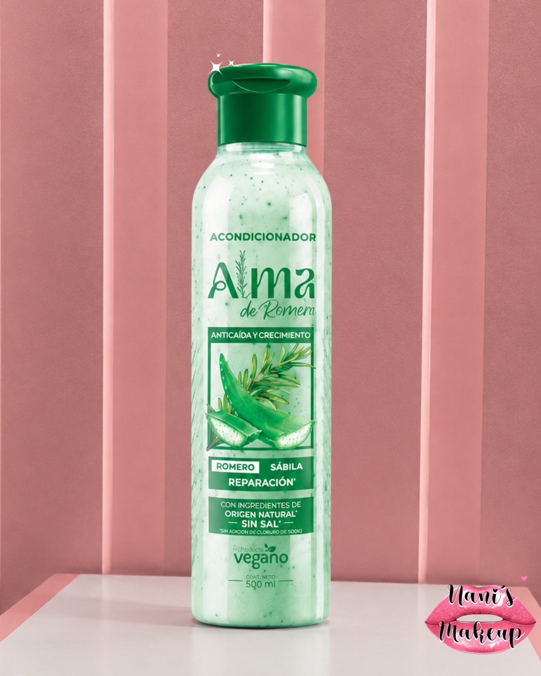 Acondicionador Alma de Romero | Cebolla, Aceite de Argán, Sábila y Aguacate