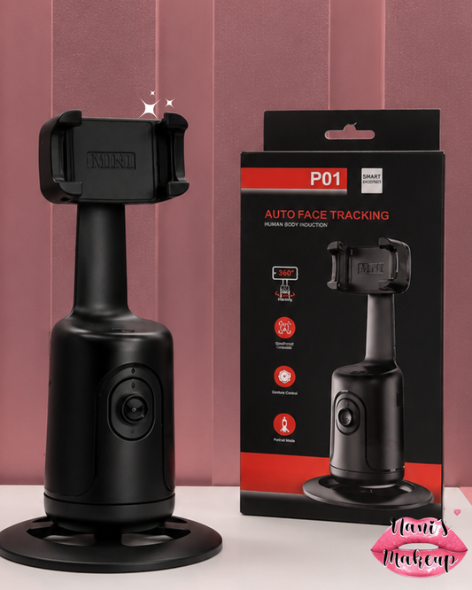 Trípode inteligente para celular con soporte y seguimiento automático 360°: