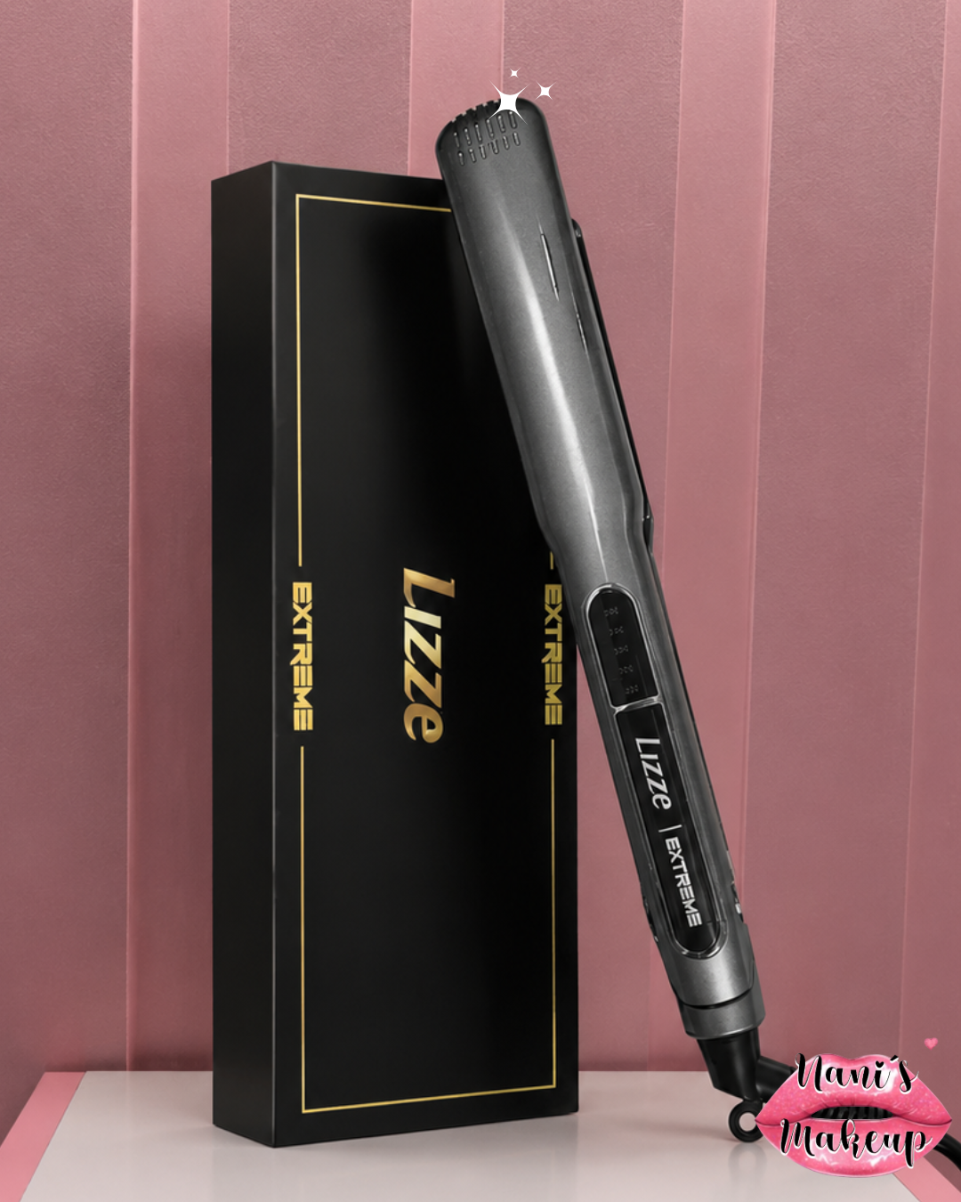 Plancha Lizze Extreme Original Nano Titanium Profesional 480°F