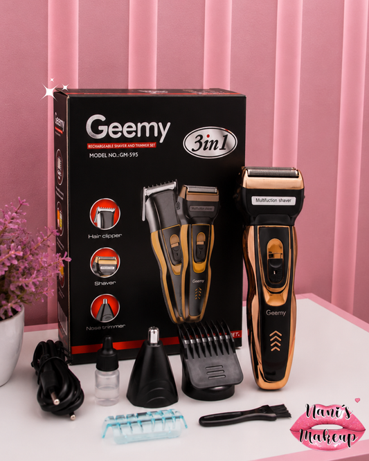 Máquina De Afeitar Geemy 3 en 1 Recargable