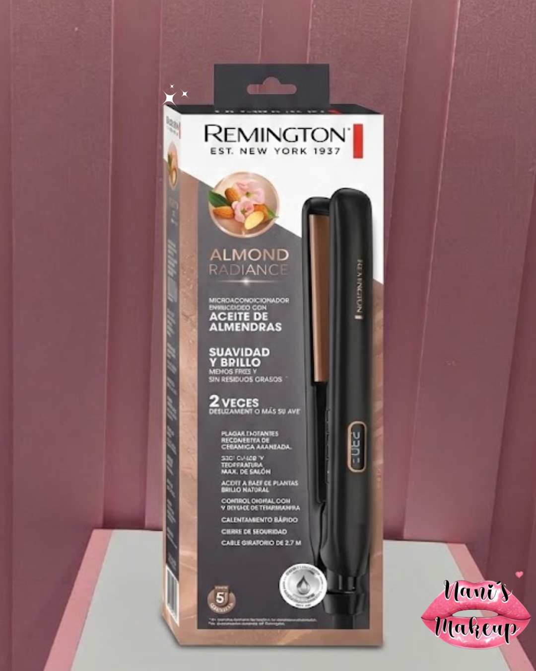 Plancha Remington Aceite de Almendras Original
