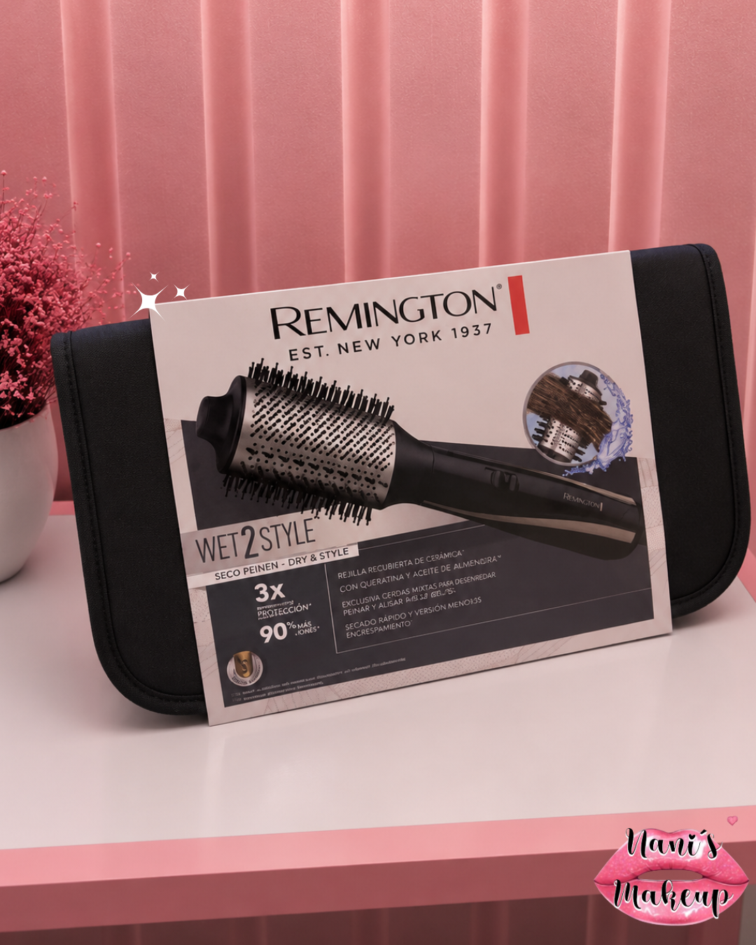 Cepillo Secador Remington W2S Cabello Húmedo y Seco ORIGINAL