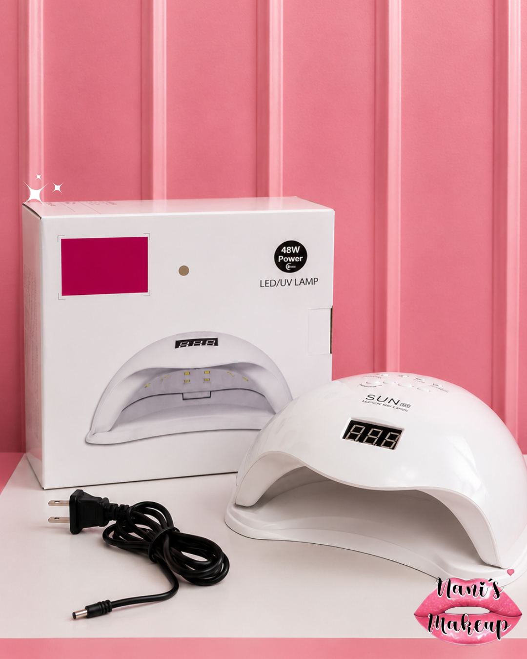 Lampara Led-Uv De Uñas Gel Profesional Secado Rapido 48 W