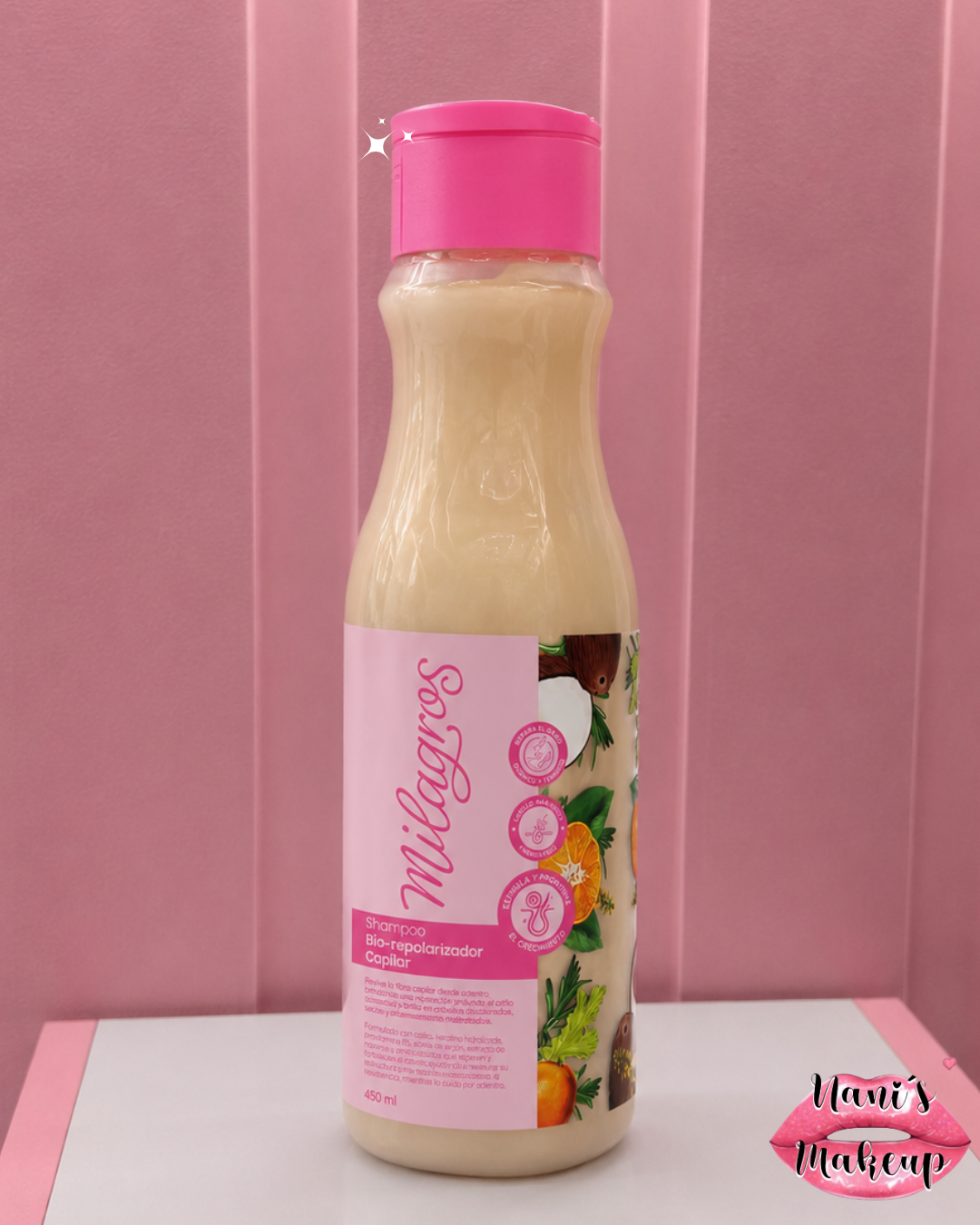 Shampoo Bio Repolarizador Capilar Milagros 450 ml