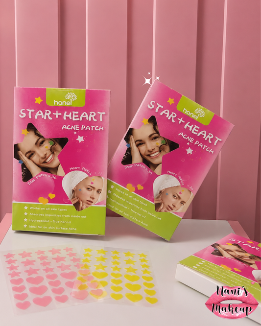 Parches Antiacné Star + Heart Hanel