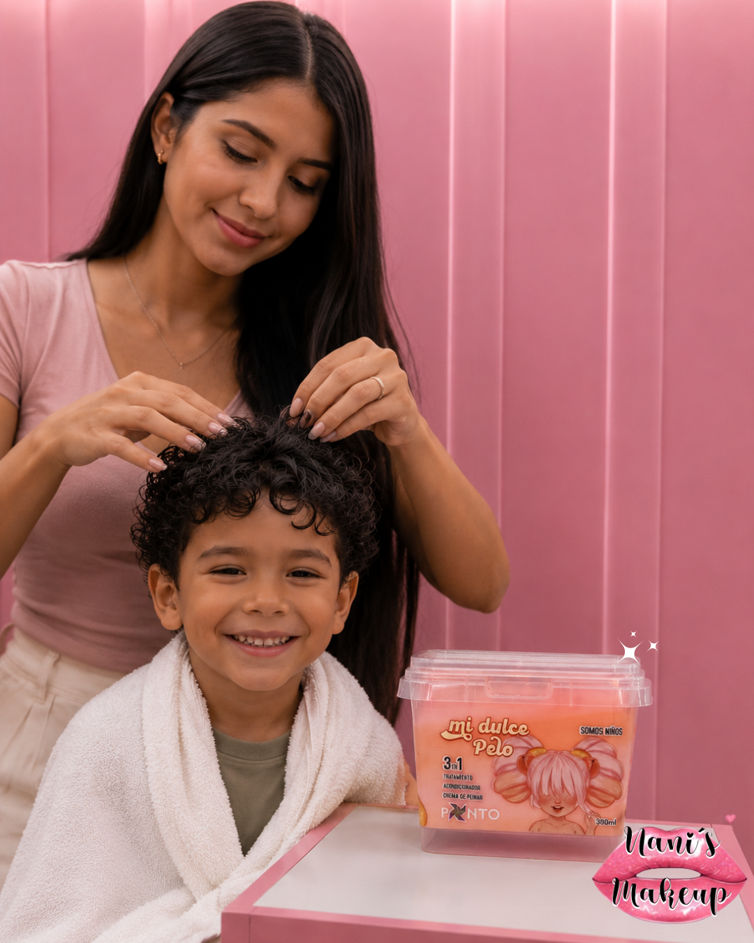 Tratamiento Acondicionador y Crema para Peinar Mi Dulce Pelo "Somos Niños" Ponto