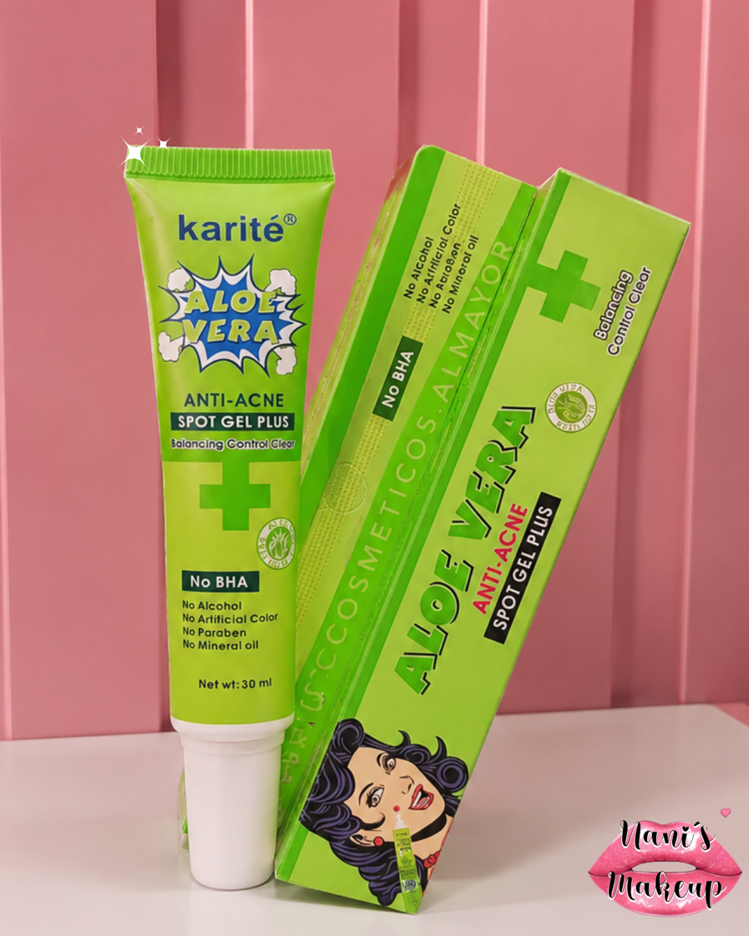 Crema Gel Antiacné Aloe Vera Karité