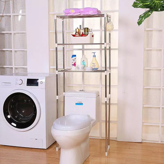 Rack organizador de baño con 3 estantes 🚽