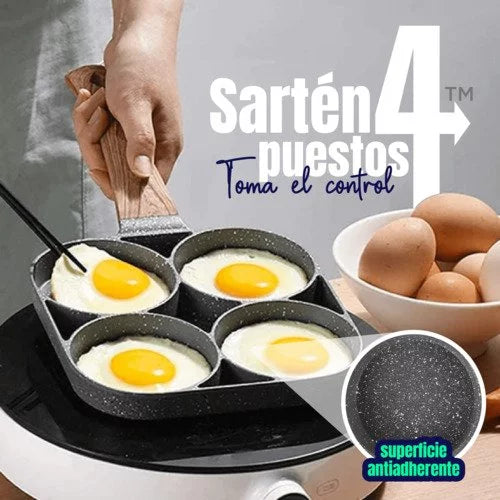 Sarten 4 Puestos