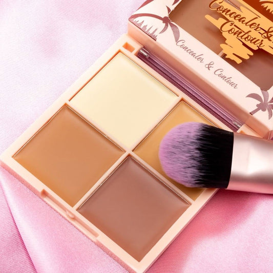 Paleta De Corrector De Ojeras y Contornos 4 Tonos Engol