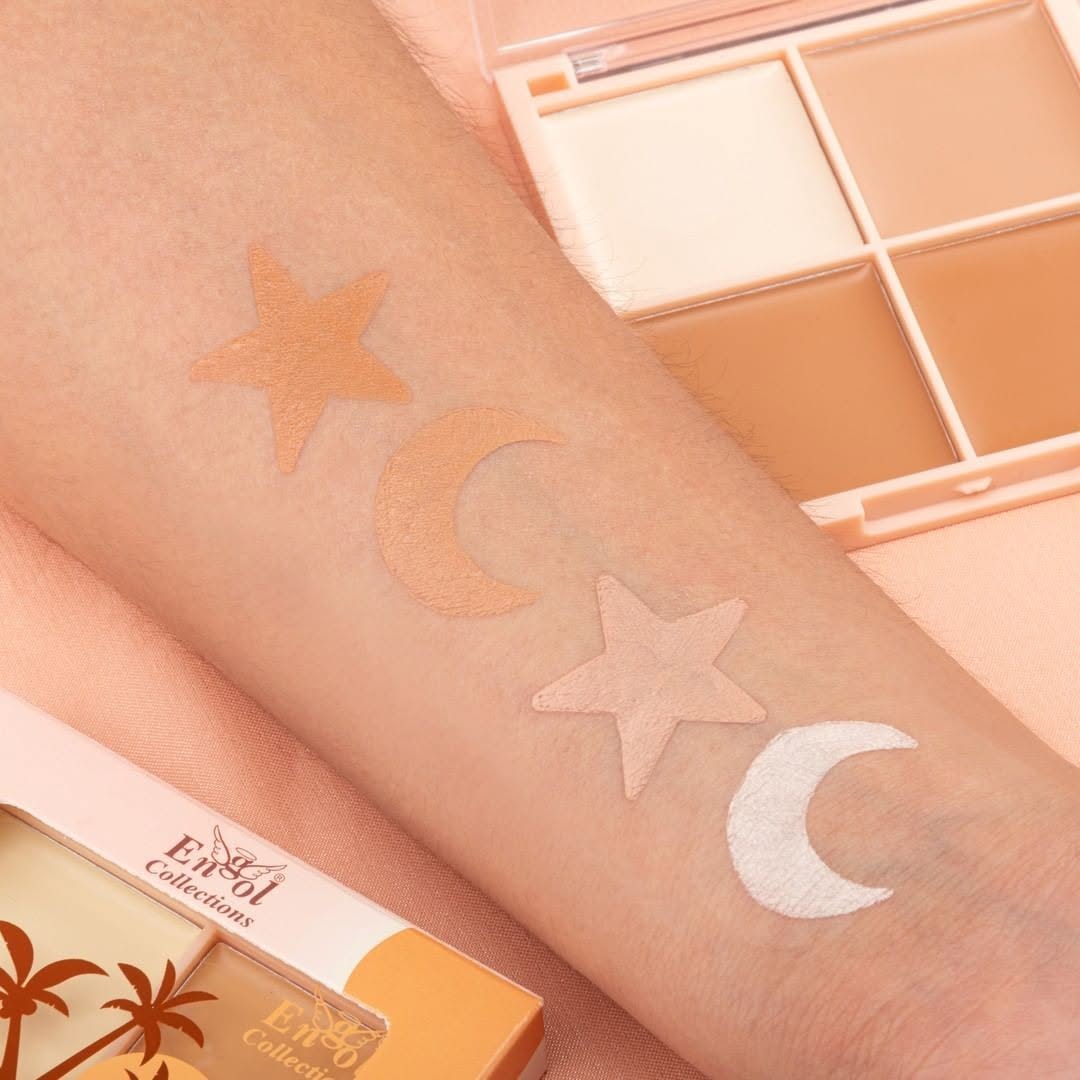 Paleta De Corrector De Ojeras y Contornos 4 Tonos Engol