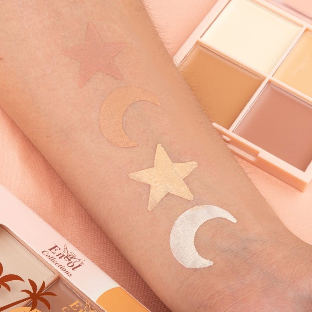 Paleta De Corrector De Ojeras y Contornos 4 Tonos Engol