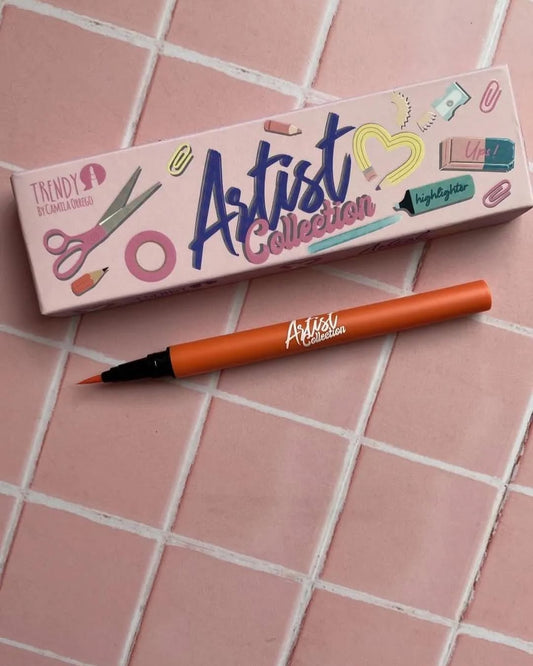Delineador Plumon Profesional Trendy Artist Collection Naranja🌈