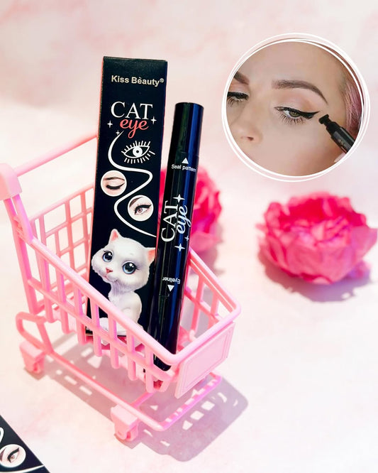 Delineador Kiss Beauty  con Sellito Cat