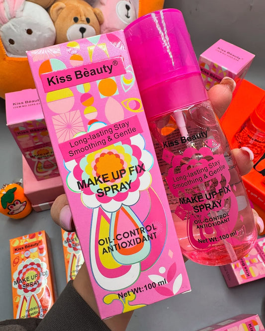 Spray Fijador de maquillaje Kiss Beauty