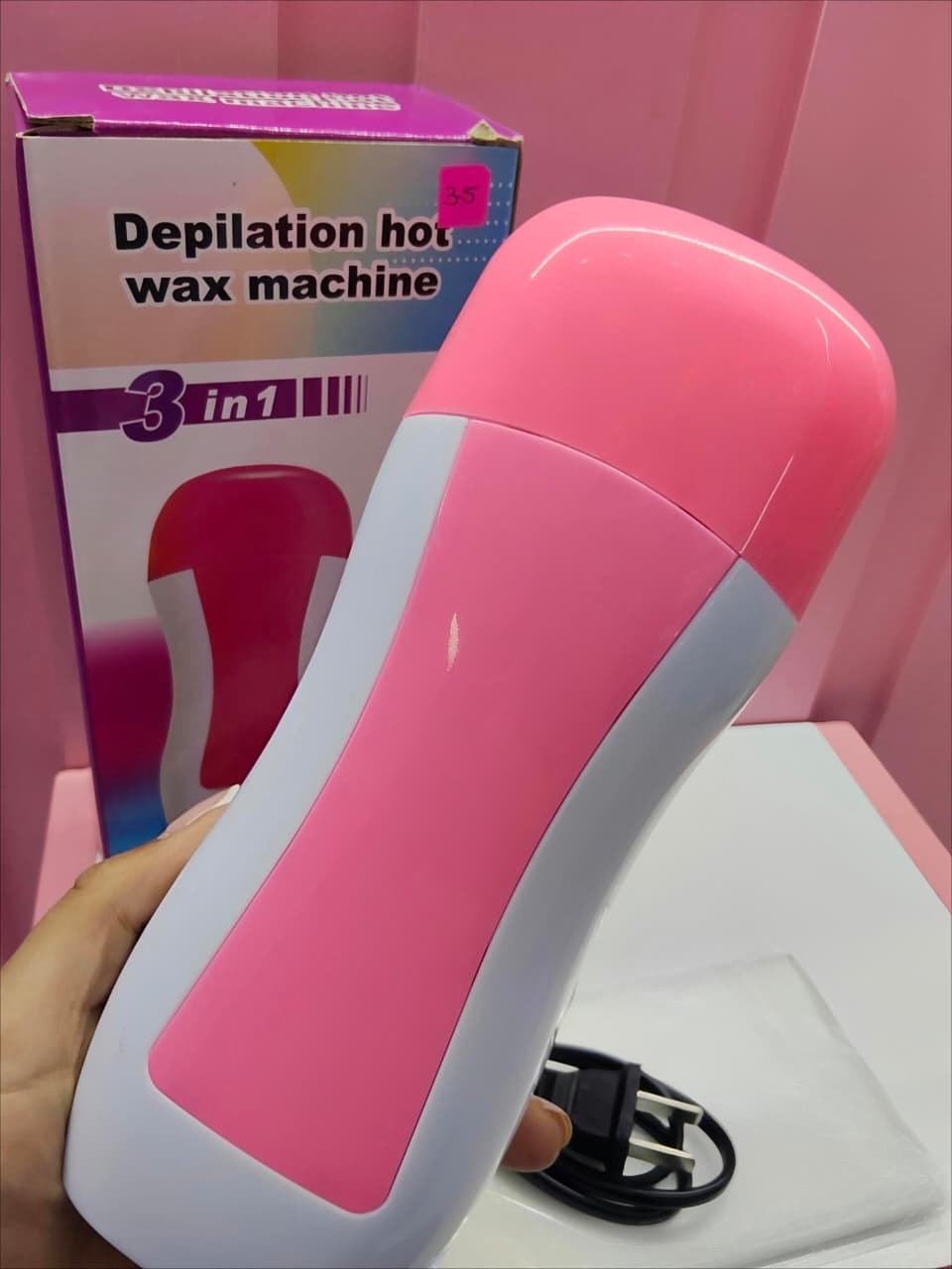 Kit De Cera Depilatoria Roll On 3 En 1