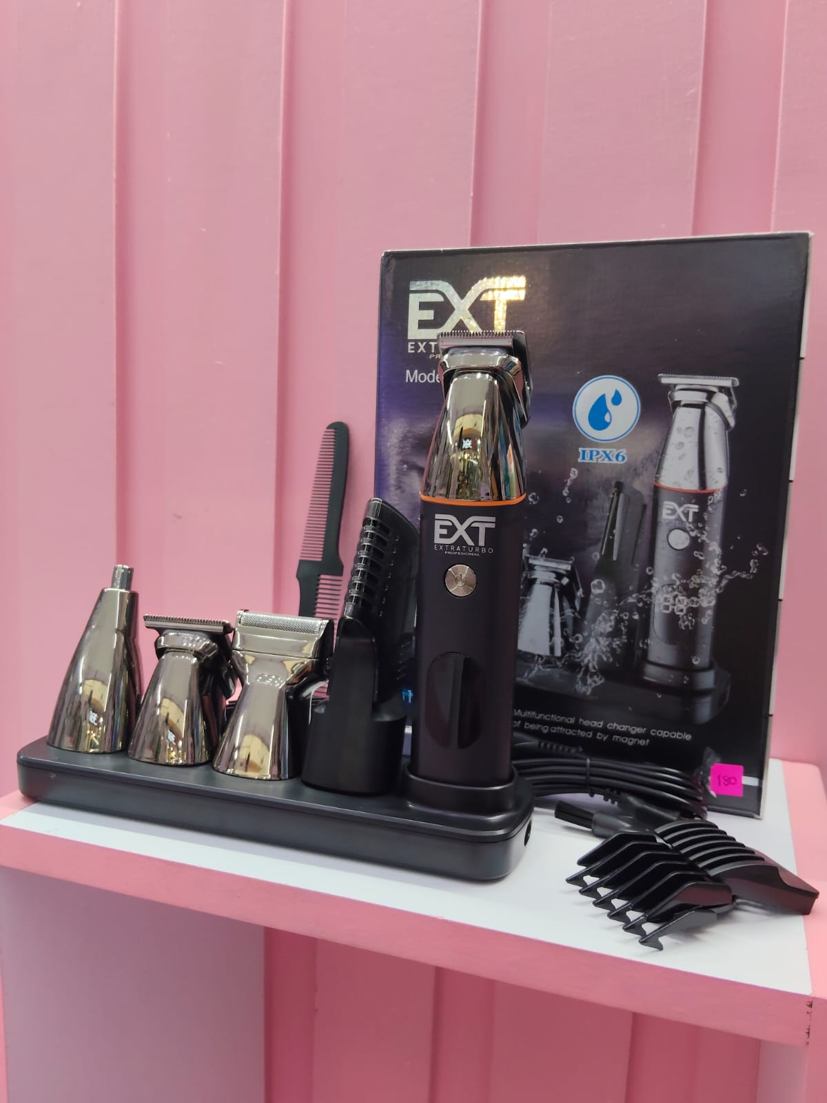 Máquina de Afeitar EXT Extraturbo EXT‑2463 – Profesional, Resistente al Agua IPX6, Original