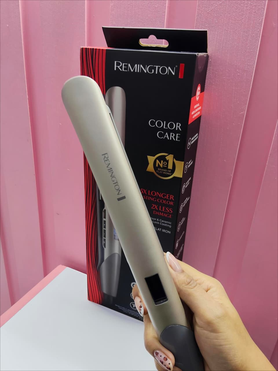 Plancha Protección Color Keratina Remington ORIGINAL