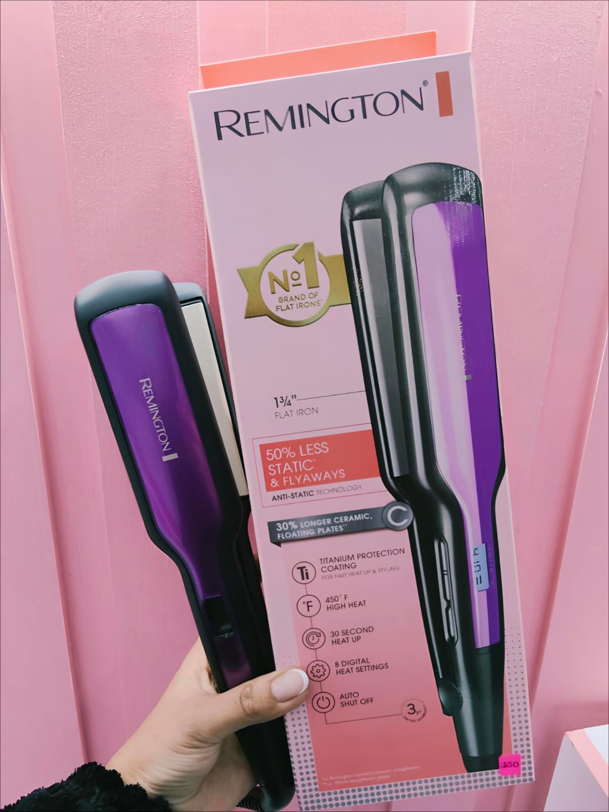 Plancha Alisadora Remington Cerámica Antiestática S5520 ORIGINAL