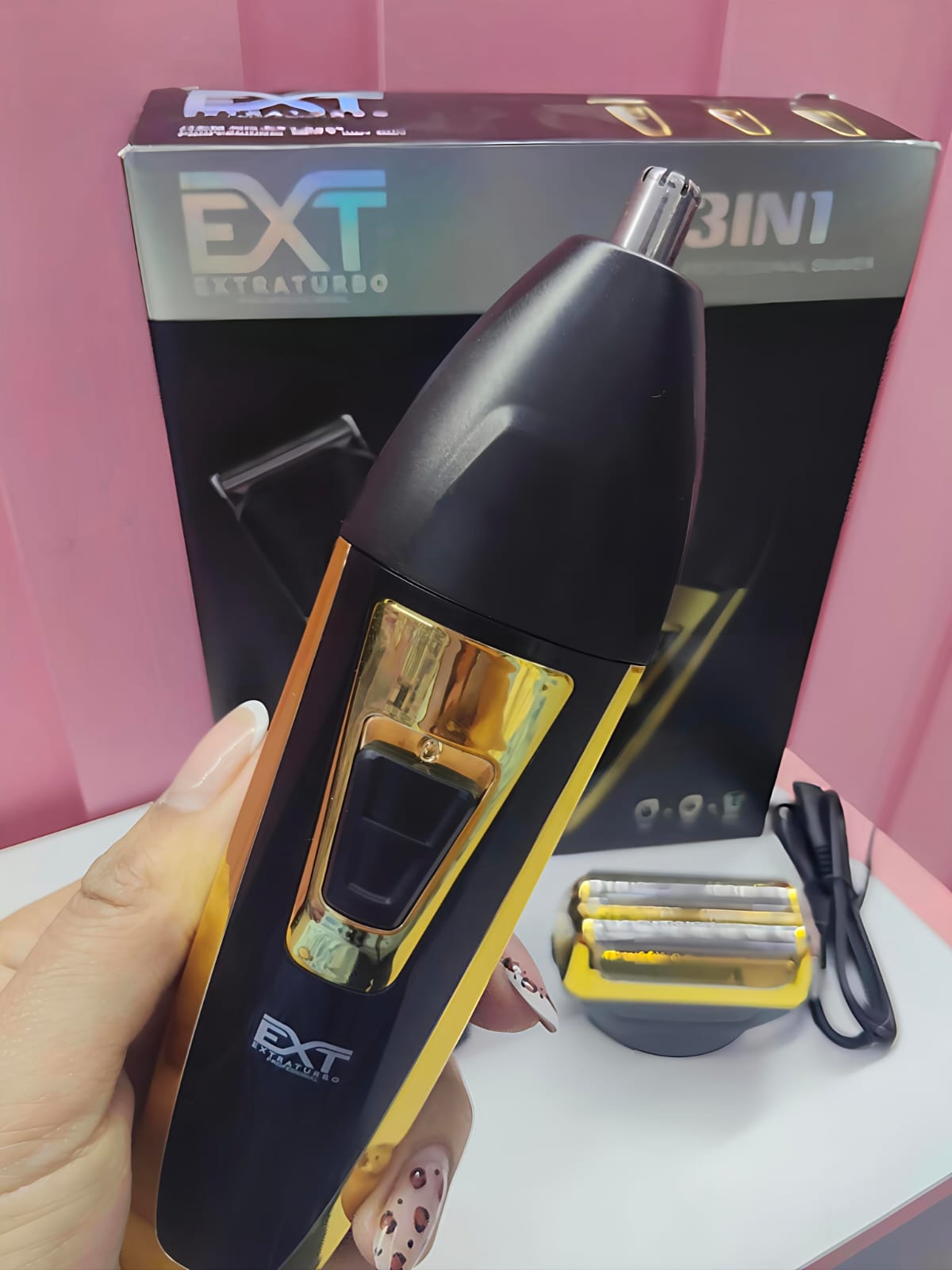 Maquina de Afeitar 3 en 1 Extraturbo Profesional