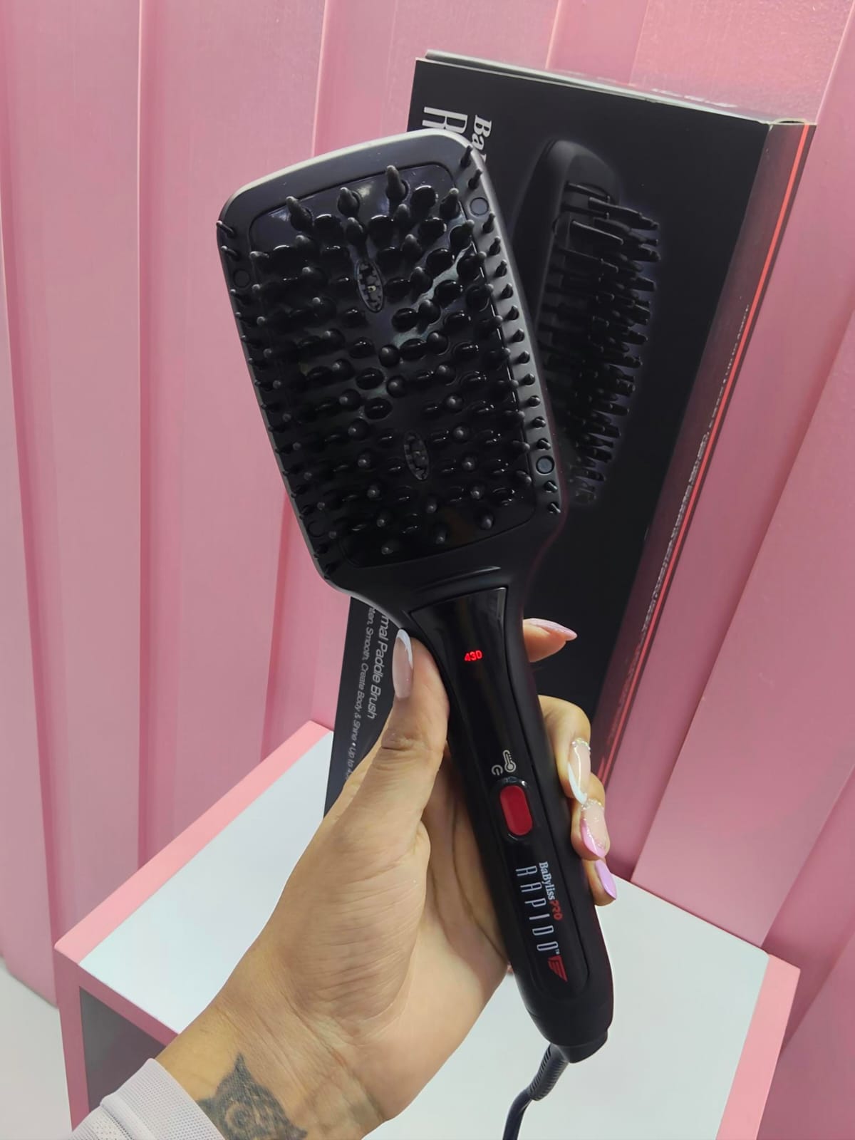 Cepillo Alisador Rápido Babyliss Pro Rapido