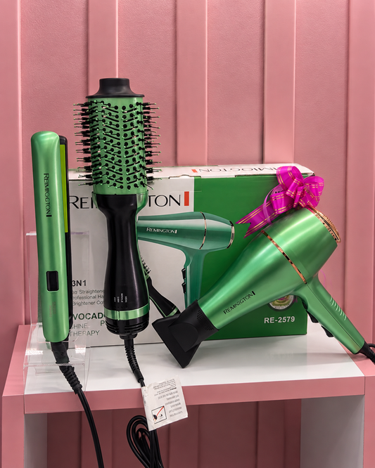 Combo Aguacate 3 en 1 – Secador + Plancha + Cepillo Secador